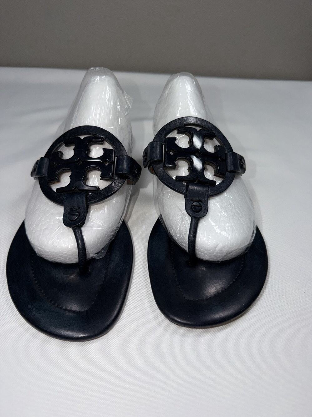 Tory Burch Miller Sandal Color Navy Blue Size 9 M Thong Flip flops